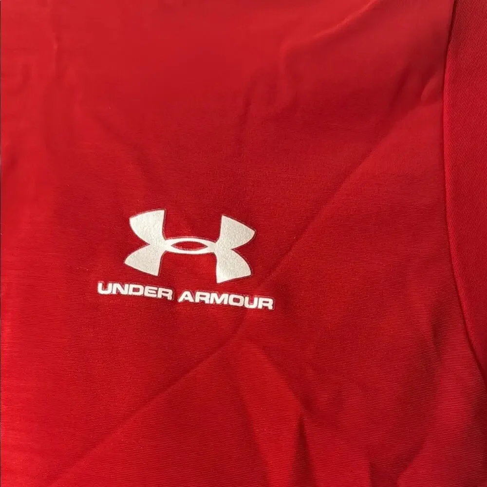 Under Armour Red Short Sleeve Tee Youth Medium